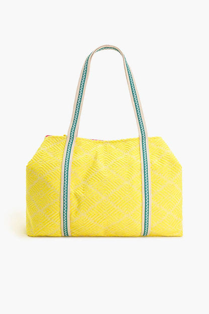 Amalfi Embellished Woven Market Tote