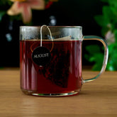 Jet Black Roasty Coffee Black Tea by August Uncommon Tea, 15 tea bags in a box, showcasing warm roasted black tea leaves.