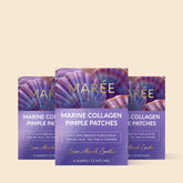 Set of Maree Pimple & Acne Patches in various skin tone colors on a white background
