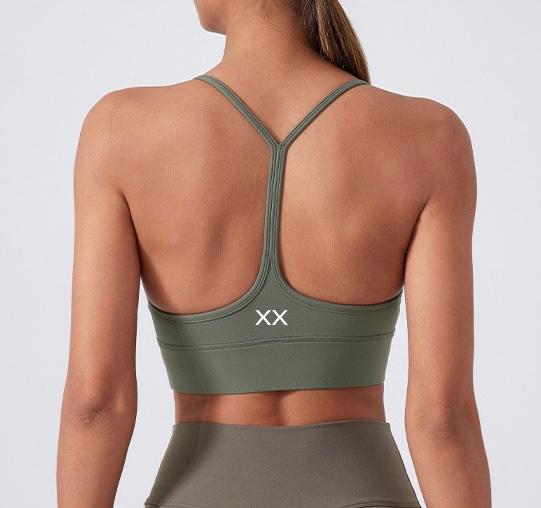 Blackout Barbell Milli Bra with adjustable straps and supportive underwire, designed for comfortable everyday wear.