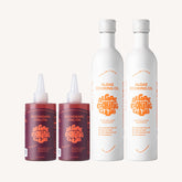 Algae Cooking Club The Heat Bundle oil set with various bottles of flavored cooking oils for culinary use.