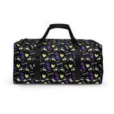 Yūjin Clothing honey-colored duffle bag with sturdy handles and spacious interior for travel or gym use