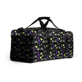Yūjin Clothing honey-colored duffle bag with sturdy handles and spacious interior for travel or gym use.
