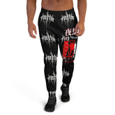 Dark Night sweatpants by Yūjin Clothing featuring a comfortable fit and casual style, shown in a relaxed pose.