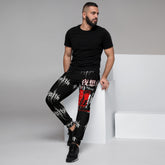 Dark Night Sweatpants by Yūjin Clothing, comfortable black sweatpants with a relaxed fit and soft fabric for casual wear.