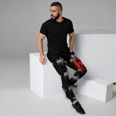 Dark Night sweatpants by Yūjin Clothing featuring a comfortable fit and dark color, ideal for casual wear.
