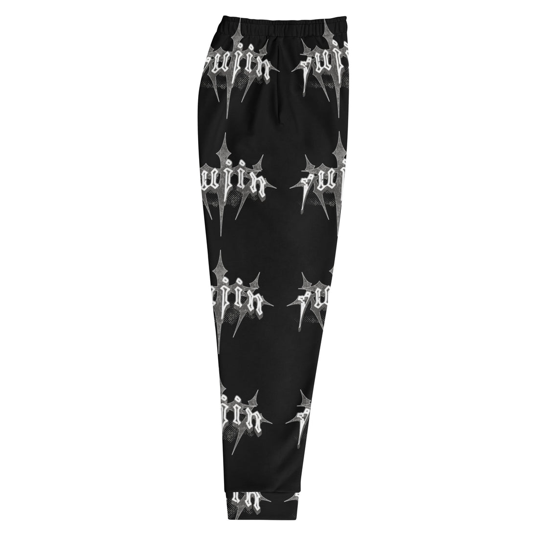 Yūjin Clothing dark night sweatpants, comfortable athletic joggers in black fabric, casual wear for men or women.