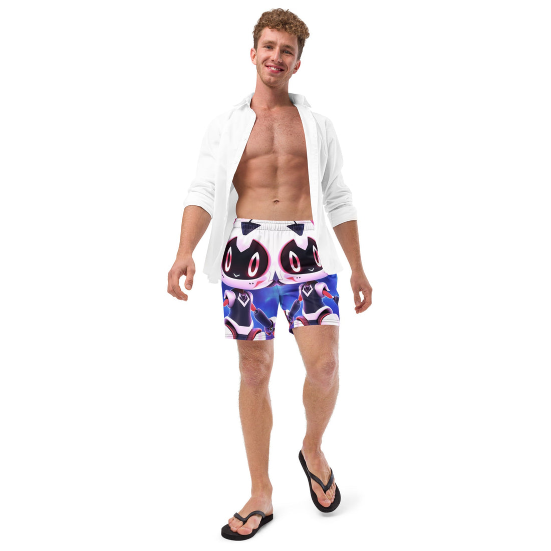 Cyber Friend Swim Trunks