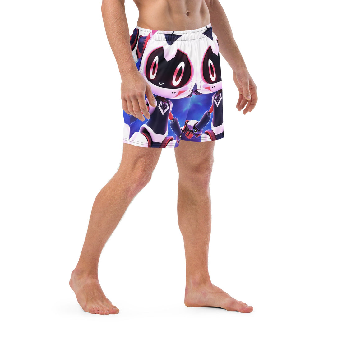 Yūjin Clothing Cyber Friend swim trunks, men&