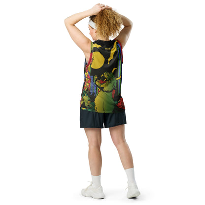 Devil Cat Recycled Basketball Jersey