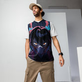 Yūjin Clothing recycled basketball tank top featuring full power design with breathable fabric and athletic fit.