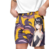 Yūjin Clothing Deep Temptations mesh shorts, lightweight and breathable athletic short with mesh fabric and adjustable waistband.