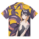 Yūjin Clothing Deep Temptation T-Shirt in black with a subtle graphic design, casual fit, and soft cotton fabric.