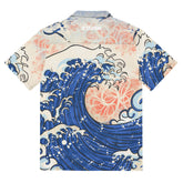 Yūjin Clothing Japanese Wave T-Shirt featuring a vibrant traditional wave design on comfortable fabric.