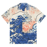Yūjin Clothing Japanese Wave T-Shirt featuring a bold, artistic wave design on soft fabric.