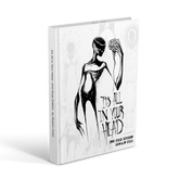 Open art book titled "It&