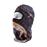 Black Last Stand Balaclava hat by Any Means Necessary Clothing, showing a close-up of the durable, snug-fitting face covering.