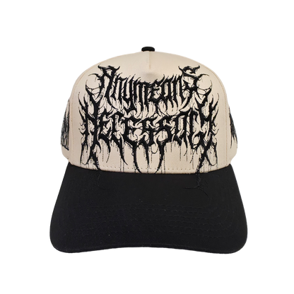 Black roaming hat by Any Means Necessary Clothing featuring a wide brim and casual style.