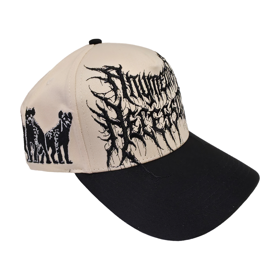 Black Roaming Hat by Any Means Necessary Clothing featuring a casual, stylish design and adjustable strap.