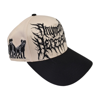 Black Roaming Hat by Any Means Necessary Clothing featuring a casual, stylish design and adjustable strap.