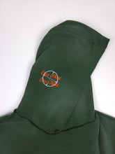 Green Trophy Pullover Hoodie by Any Means Necessary Clothing, featuring a front design and comfortable fit.