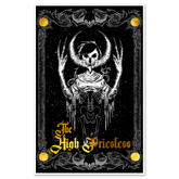 High Priestess tarot poster from Major Arcana prints by Any Means Necessary Clothing, featuring detailed mystical artwork in 11x17 size.