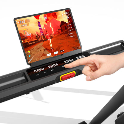 DeerRun X20 Incline Home Treadmill with 15% Auto Incline &amp; Full Running Deck | 400 lbs, 11.3 mph