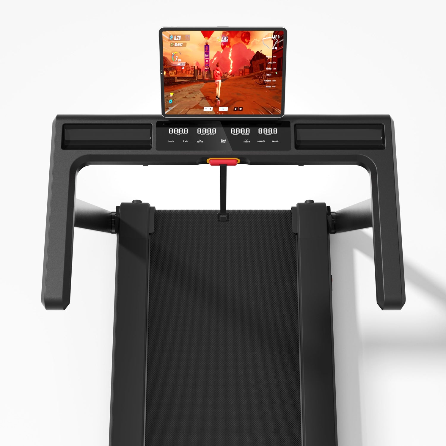 DeerRun X20 Incline Home Treadmill with 15% Auto Incline &amp; Full Running Deck | 400 lbs, 11.3 mph