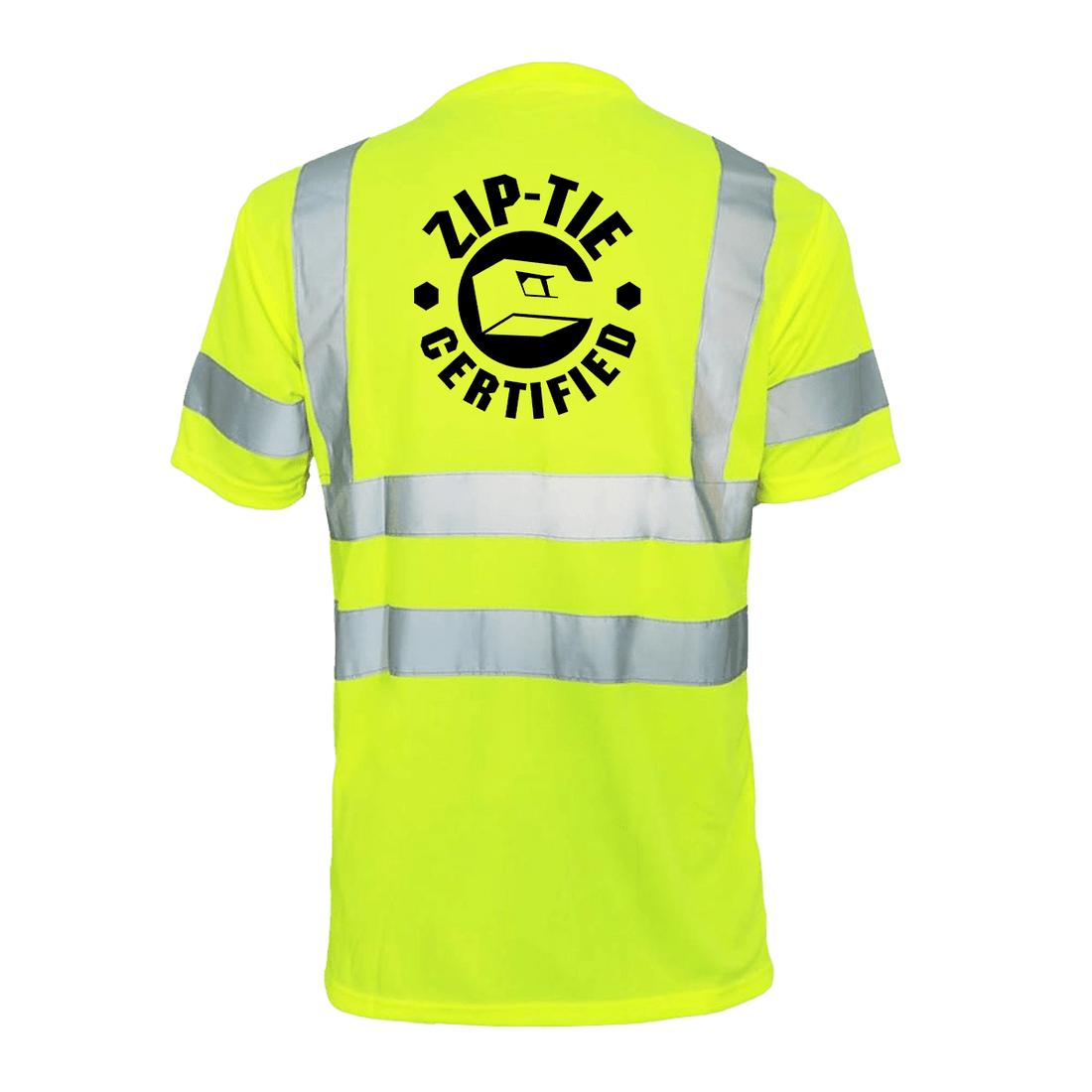 Reflective safety T-shirt by Armed American Supply featuring reflective strips and a comfortable fit for high-visibility safety.