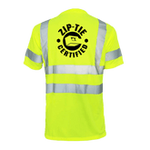 Reflective safety T-shirt by Armed American Supply featuring reflective strips and a comfortable fit for high-visibility safety.