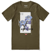 Yūjin Clothing Horizons T-Shirt featuring a stylish graphic design and comfortable fit, ideal for casual wear.