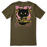 Yūjin Clothing Neo Cat T-Shirt featuring a stylish cat graphic on a comfortable casual tee.