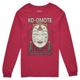 Yūjin Clothing Ko-Omote long sleeve T-shirt featuring a comfortable fit and stylish design in soft fabric.