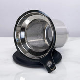 August Uncommon Tea One Cup Infuser for tea brewing, featuring a sleek design for easy steeping and removal of tea leaves.