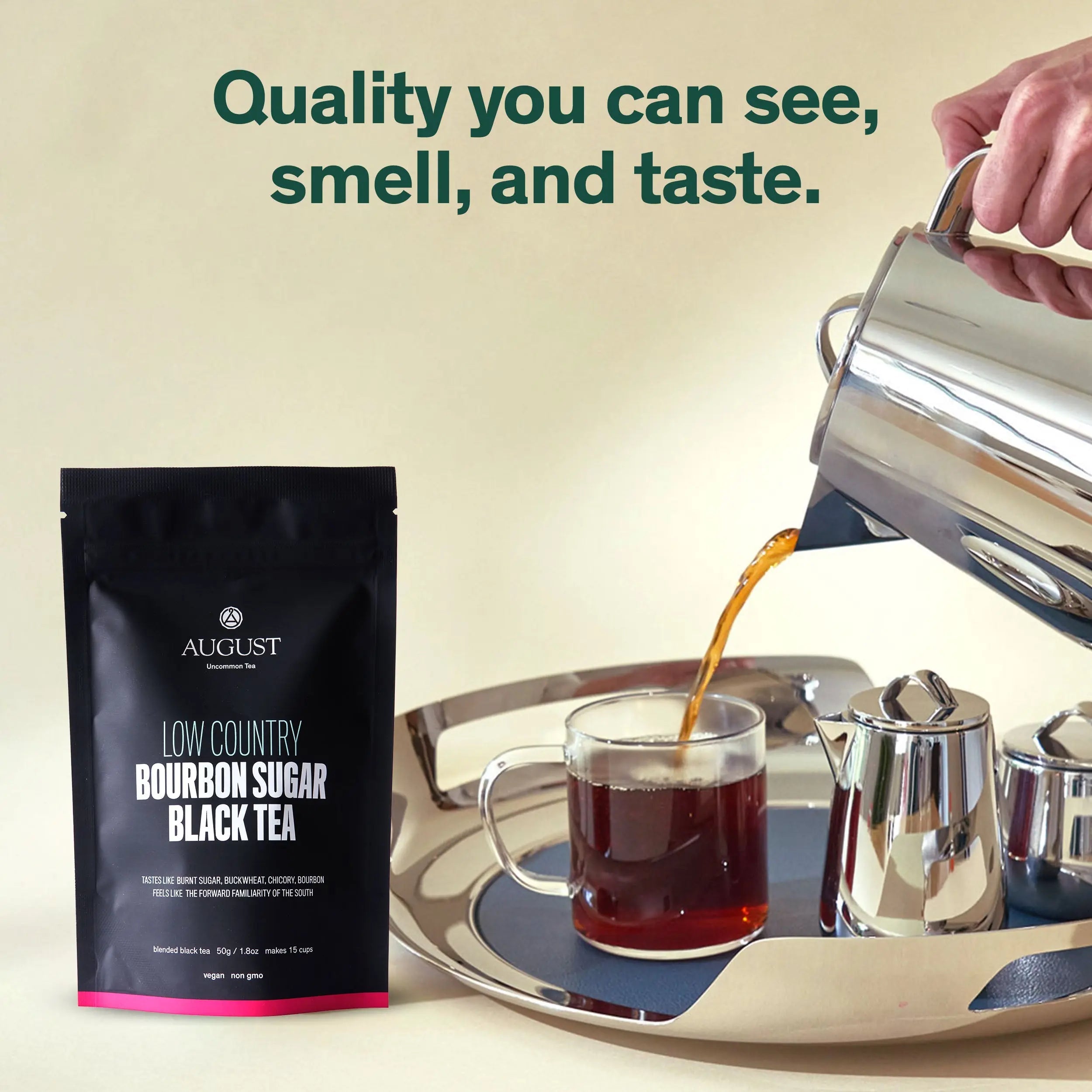 Black tea from August Uncommon Tea&