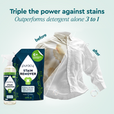 Puracy Laundry Stain Remover in a 48oz bottle, showcasing the stain remover product with a clean, white background.