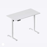 DeerRun® electric standing desk, 39 x 23 inches, height adjustable with a sleek black surface and sturdy metal frame.