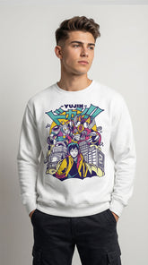 Yūjin Clothing City Life premium sweatshirt featuring a casual urban design, soft fabric, and comfortable fit.