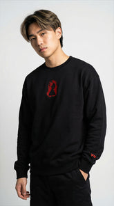 Yūjin Clothing Me Time sweatshirt featuring a cozy, relaxed fit with a printed design, perfect for casual and comfortable wear.