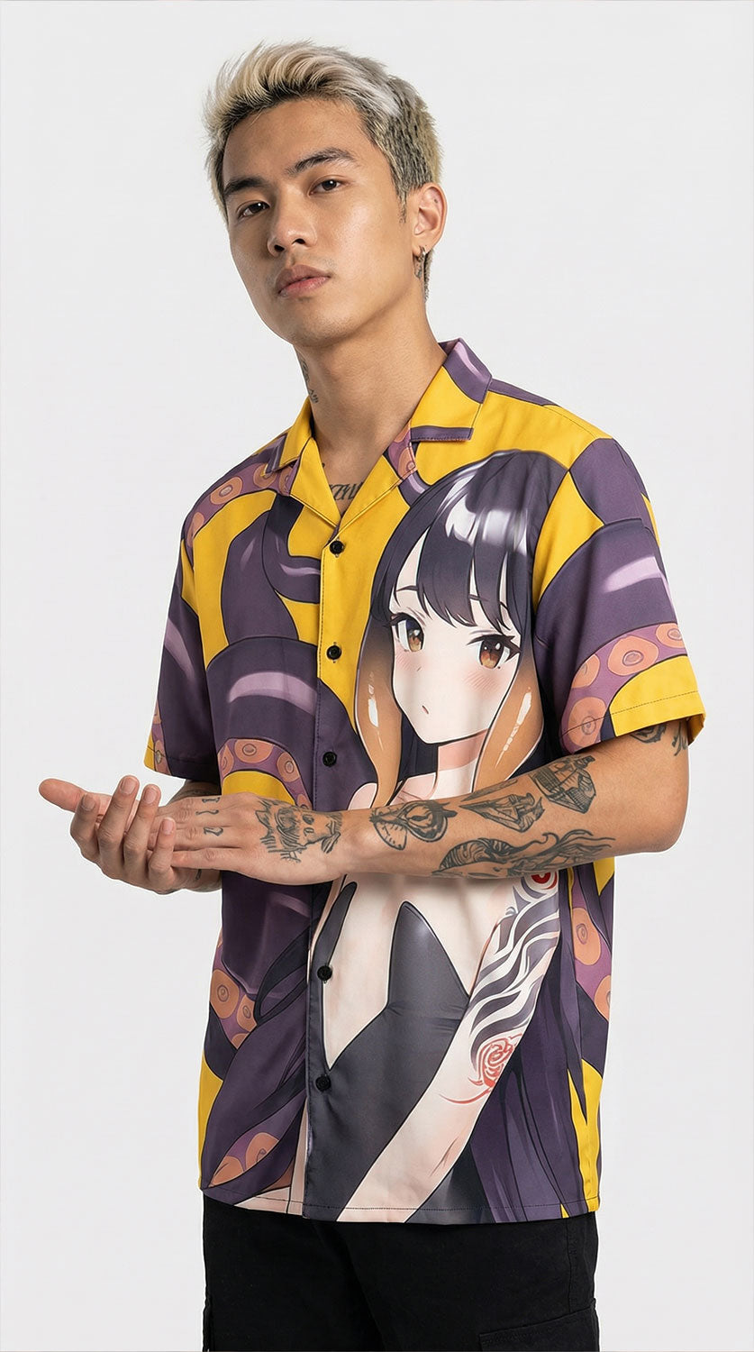 Yūjin Clothing Deep Temptation T-Shirt featuring a stylish design, soft fabric, and a comfortable fit for casual wear.