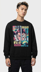 Homemade Warrior sweatshirt by Yūjin Clothing featuring a comfortable fit and bold design, perfect for casual wear.