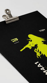 Colorful Gamer Girl poster by Yūjin Clothing featuring vibrant gaming-themed artwork for fans of gaming and pop culture.