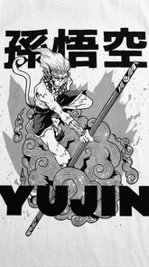 Yūjin Clothing Magic Monkey T-Shirt featuring a playful monkey graphic on a comfortable casual shirt.