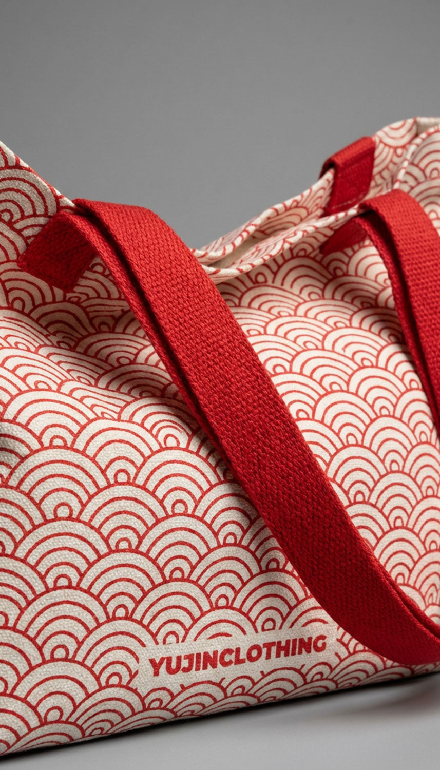 Saigaha Pattern Tote Bag