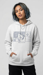 Yūjin Clothing Not Your Waifu hoodie featuring a casual black hoodie with graphic print and comfortable fit.