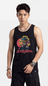 Yūjin Clothing Geisha tank top featuring traditional Japanese-inspired design and lightweight fabric, casual wear for women.