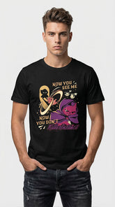 Yūjin Clothing Killer Instinct cat T-Shirt featuring a bold graphic design and comfortable fabric for casual wear.