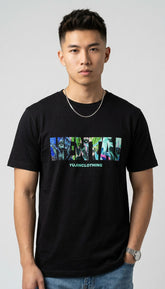 Yūjin Clothing Neo Hentai T-Shirt featuring vibrant graphic print and comfortable cotton fabric, displayed on a white background.