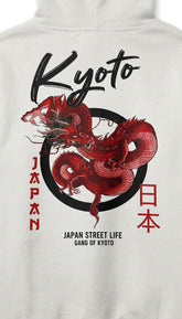 Yūjin Clothing Kyoto Hoodie featuring a comfortable fabric, relaxed fit, and stylish design in muted tones.