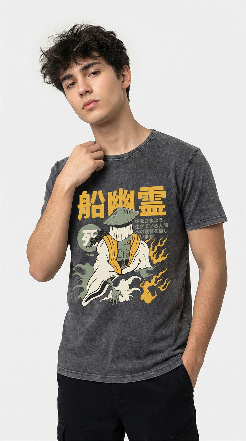 Yūrei Ghost Denim T-Shirt